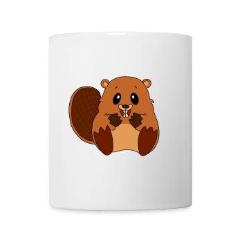 Biber - Tasse - Weiß - Vorne