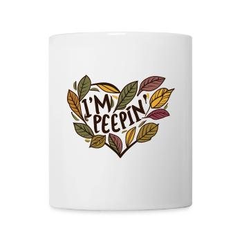 Leaf Peeping Fall Foliage Leaves - Mug - white - Front