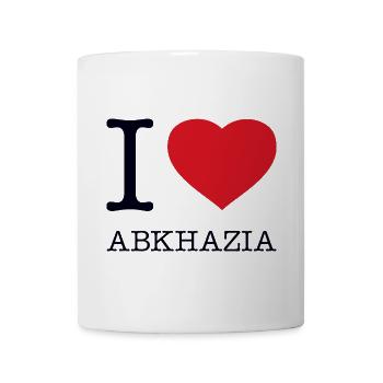 J’AIME L’ABKHAZIE Abchasien - Mug blanc - blanc - Devant