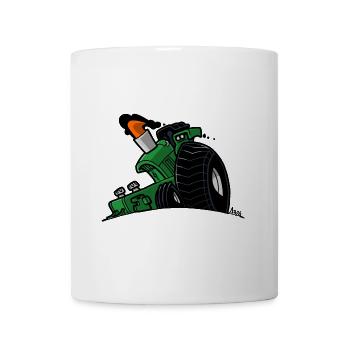 1292 DRAWSMALL GREEN - Mug - white - Front