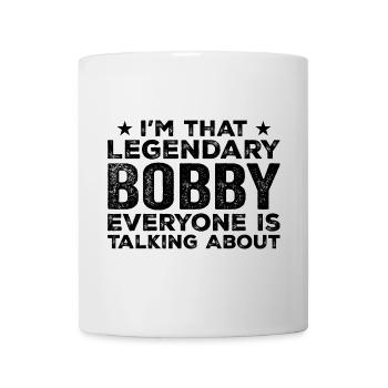 Bobby Personal First Name Funny Legendary Bobby - Mug blanc - blanc - Devant