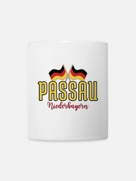 Passau Niederbayern Germany Flags Design - Mug - white