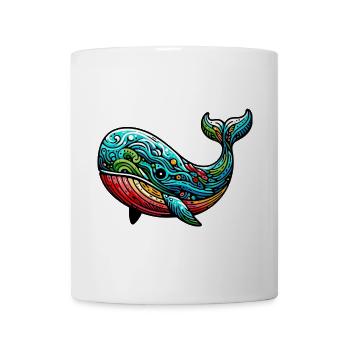 Wal - Tasse - Weiß - Vorne