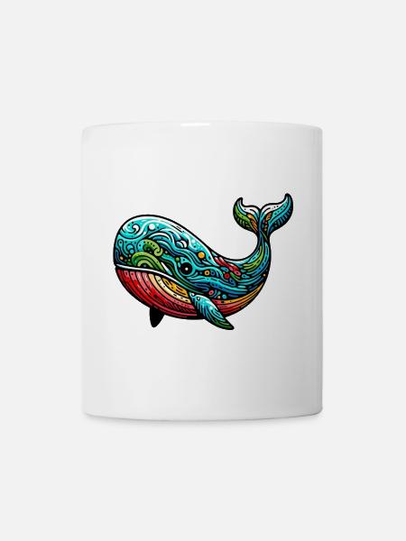 Wal - Tasse - Weiß