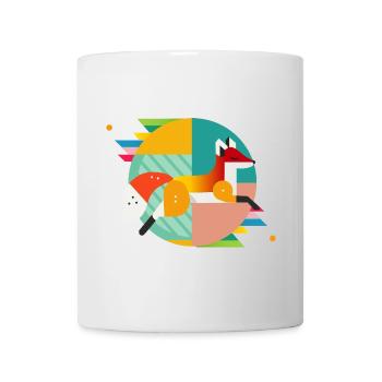Fuchs Motiv – Modernes Design & Naturverbundenheit - Tasse - Weiß - Vorne