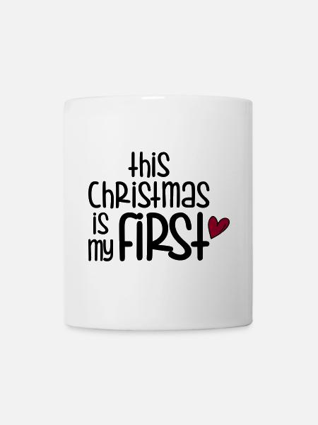 First Christmas - Tasse - Weiß