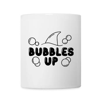 Blubbles Up Hai Liebhaber Wal Orcas Strand Meer Liebe - Tasse - Weiß - Vorne