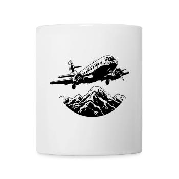 Airplane Graphics - Mug - white - Front