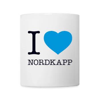 I LOVE NORDKAPP Norway Norwegen - Mug - white - Front