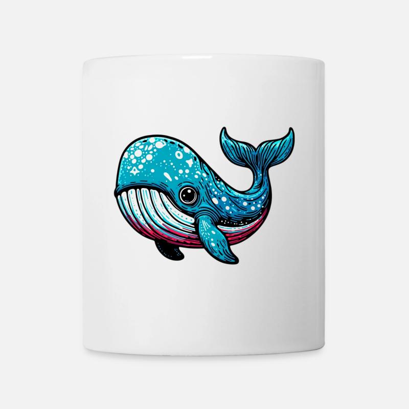 Baleine - Mug blanc - blanc