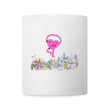 Heart Dancer on Flower Garden - Mug - white - Front