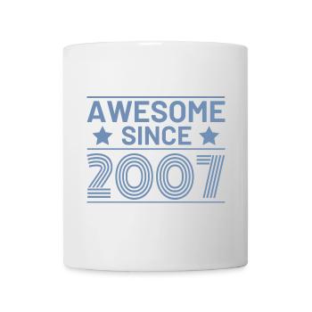 Anniversaire Rétro Génial depuis 2007 - Mug blanc - blanc - Devant