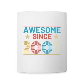Anniversaire Rétro Génial depuis 2007 - Mug blanc - blanc - Devant