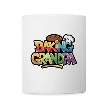 Hier kommt der backende Opa lustiger Bäckerspruch - Tasse - Weiß - Vorne