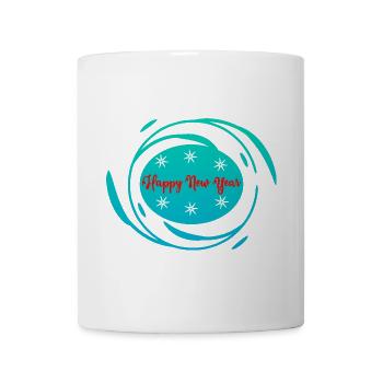 HAPPY NEW YEAR. NEW YEAR'S EVE. NEW YEAR - Mug - white - Front