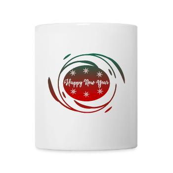 HAPPY NEW YEAR. NEW YEAR'S EVE. BEST WISHES - Mug - white - Front