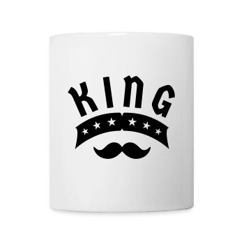 King Krone König Geschenk - Tasse - Weiß - Vorne