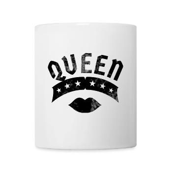 Reine - Mug blanc - blanc - Devant