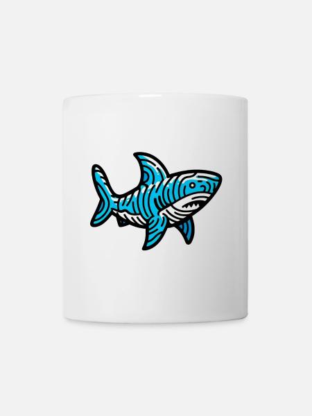 Hai - Tasse - Weiß