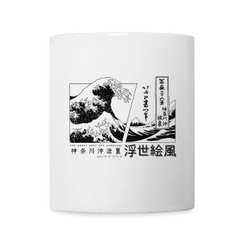 die große Welle vor Kanagawa Japan - Tasse - Weiß - Vorne