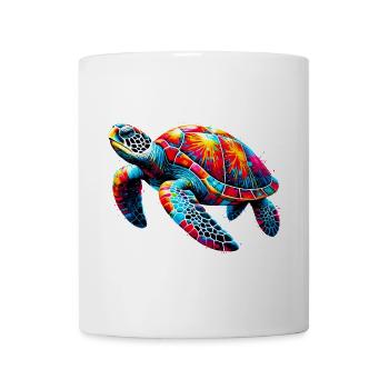 Schildkröte - Tasse - Weiß - Vorne