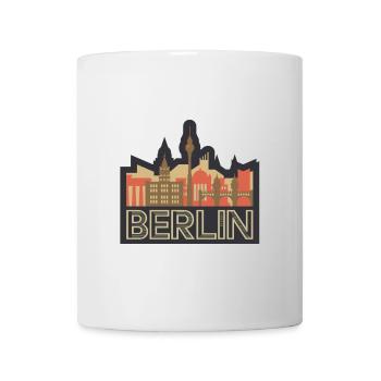 Berlin Skyline - Tasse - Weiß - Vorne