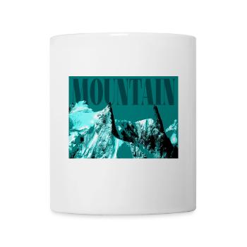 Abstract Icy Mountain - Mug - white - Front
