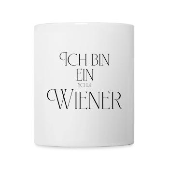 Ich bin ein (Schla) Wiener - Tasse - Weiß - Vorne