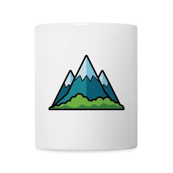 Gebirge - Tasse - Weiß - Vorne