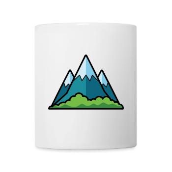 Gebirge - Tasse - Weiß - Vorne