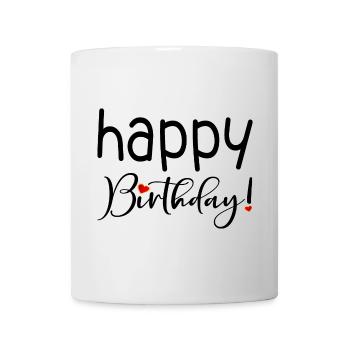 HAPPY BIRTHDAY HEART - Mug - white - Front