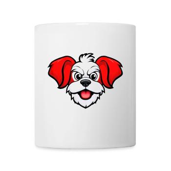Cartoon Comic Cute Mascot Dog - Mug - white - Front