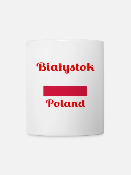 Białystok Poland - Stylish prints - Mug - white