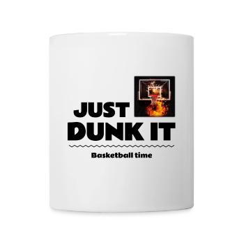 Just dunk it. Fan de basket - Mug blanc - blanc - Devant