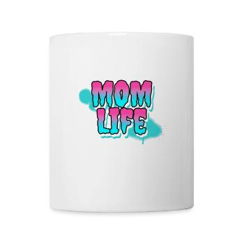 Mom life. Vie de maman - Mug blanc - blanc - Devant