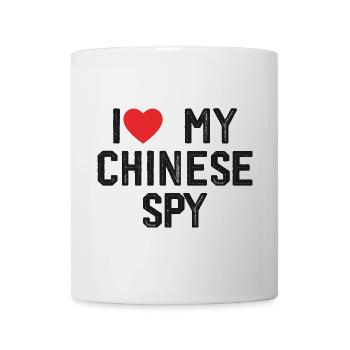 I Love My Chinese Spy - Mug blanc - blanc - Devant
