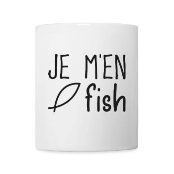 Je m'en fish - Mug blanc - blanc - Devant