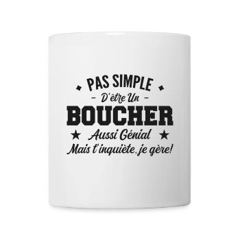 Awesome Butcher Man Gift - Mug - white - Front