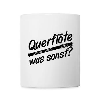 Fanfahrenzug, Spielmannszug, Querflöte was ...(25) - Tasse - Weiß - Vorne