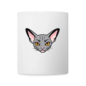 Cool Dessin Animé Sphynx Chat - Mug blanc - blanc - Devant