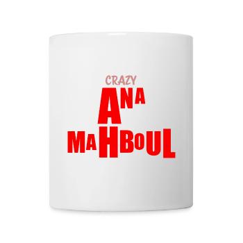 CRAZY MAHBOUL ANA - Mug - white - Front