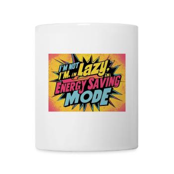 I'm not lazy, I'm in power saving mode - Mug - white - Front