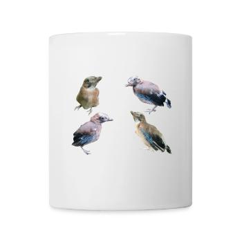 Jay Young Birds - Mug - white - Front