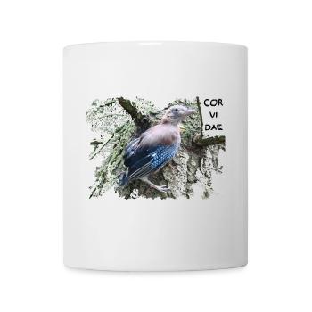 Corvidés geai - Mug blanc - blanc - Devant