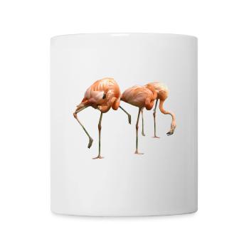 Flamingo - Tasse - Weiß - Vorne
