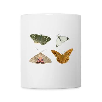 Insectes Papillons - Mug blanc - blanc - Devant