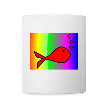 FISH. SARDINE. APRIL FOOL. SEA. OCEAN - Mug - white - Front