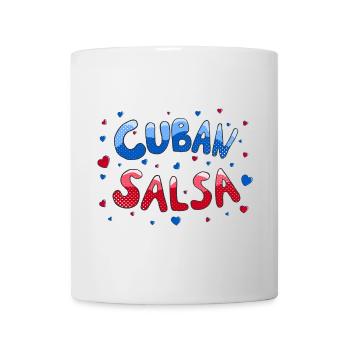 Cuban Salsa Rueda Timba Tanzen - Tasse - Weiß - Vorne