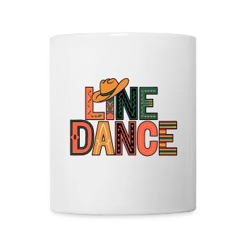 Line Dance mein Hobby - meine Passion - mein Ding - Tasse - Weiß - Vorne
