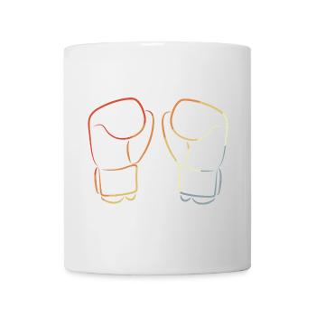 Gants de kickboxing - Mug blanc - blanc - Devant